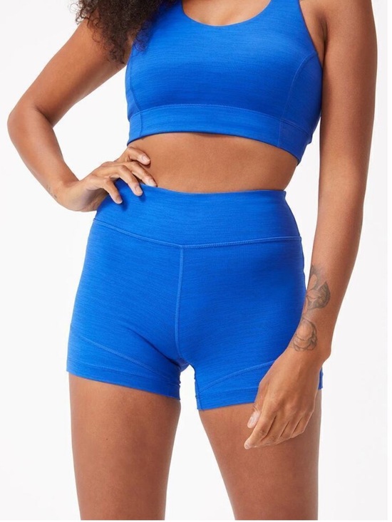 Outdoor Voices Pants - Outdoor Voices Blue Bike Short